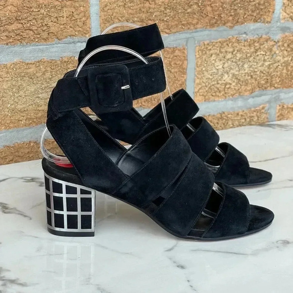 B Brian Atwood Baily Ankle Strap Sandals - Picture 1 of 14